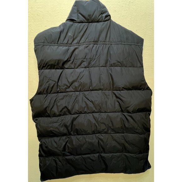 Banana Republic Men's Midweight Puffer Vest Full Zip Sleeveless Size L Black - Picture 2 of 9